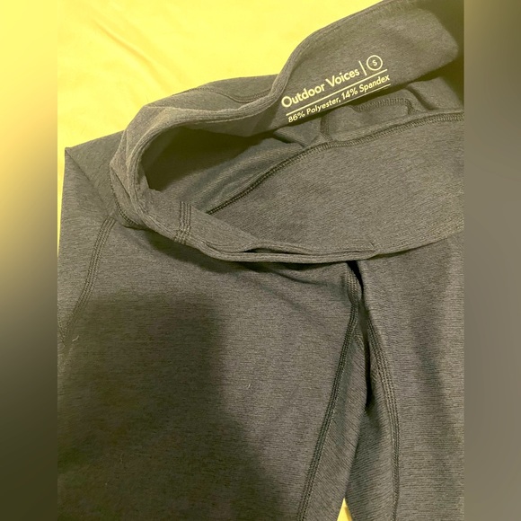 Outdoor Voices Navy Blue 7/8 Leggings Small - Picture 5 of 6